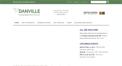 Desktop Screenshot of danvillechurch.org